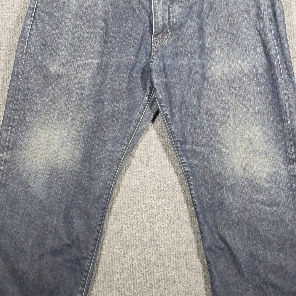 Levis 569 Jeans Mens 34x32 Loose Fit Baggy Indigo Wash Distressed Denim‎ - Picture 13 of 13